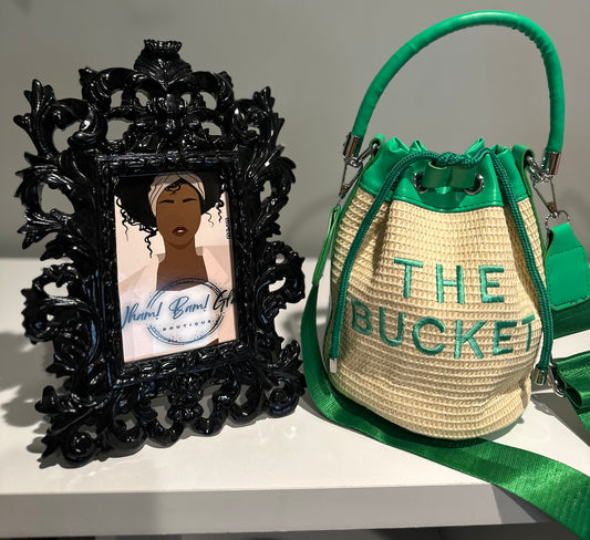 Green Bucket Bag