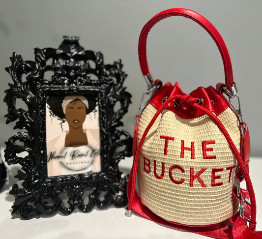 Red Bucket Bag