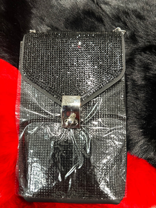 Mini Black Bling Purse