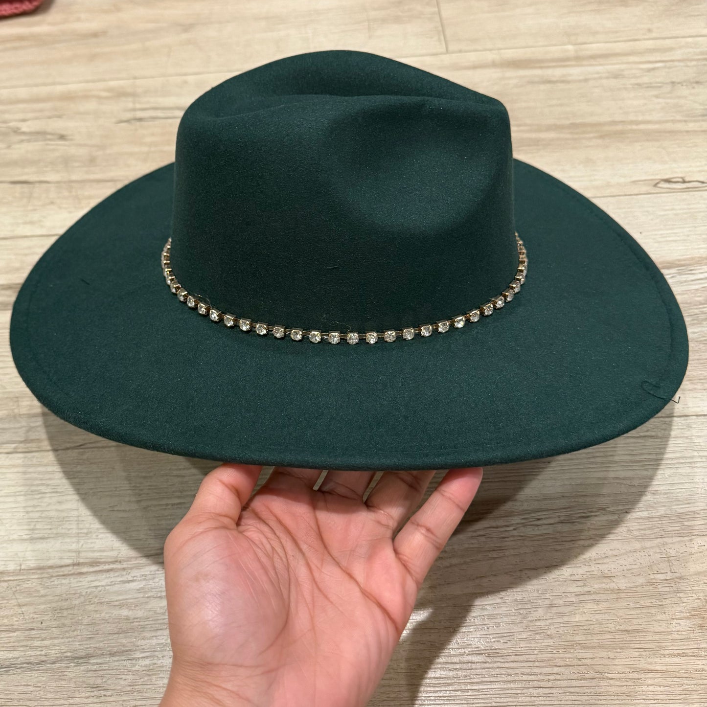 Fedora Hat With Bling Band