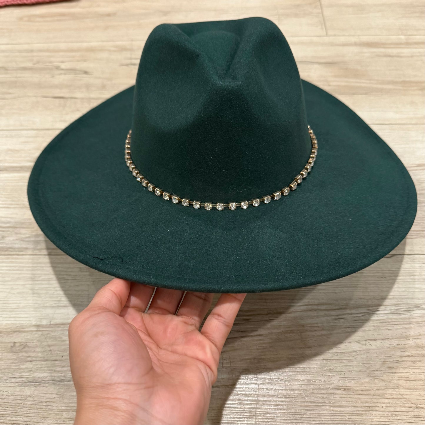 Fedora Hat With Bling Band