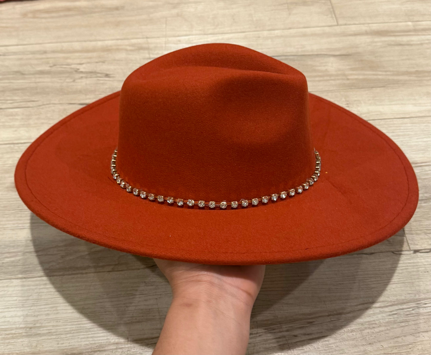 Fedora Hat With Bling Band