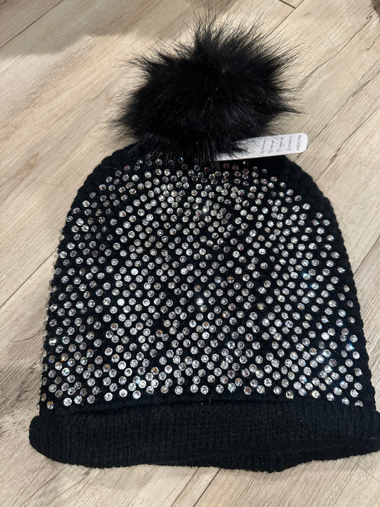 Winter SnowFlake Black Hat