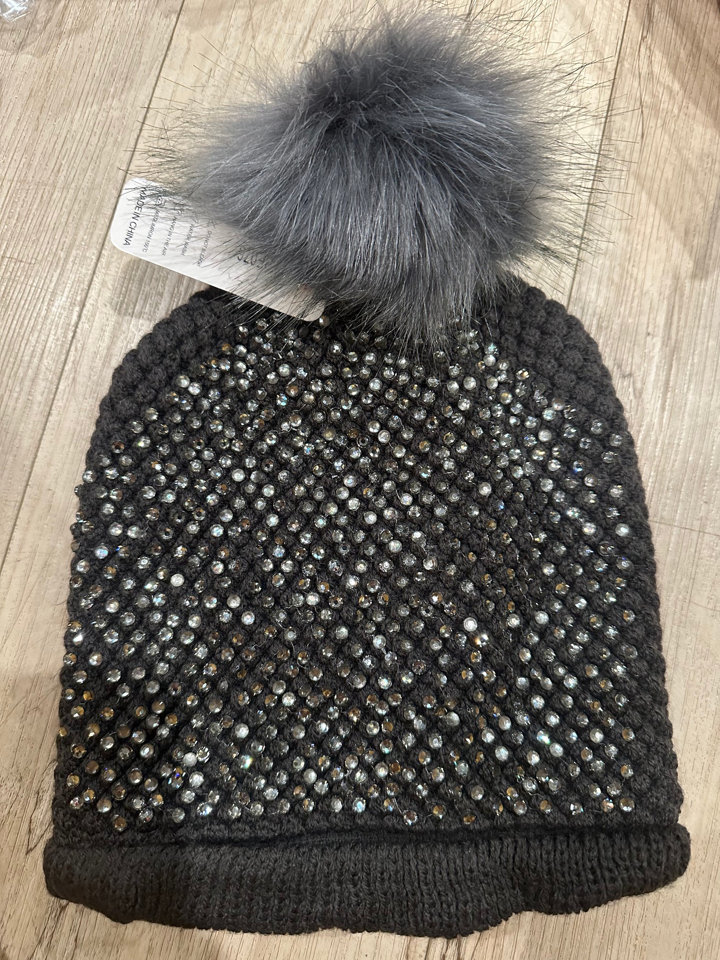 Winter SnowFlake Grey Hat