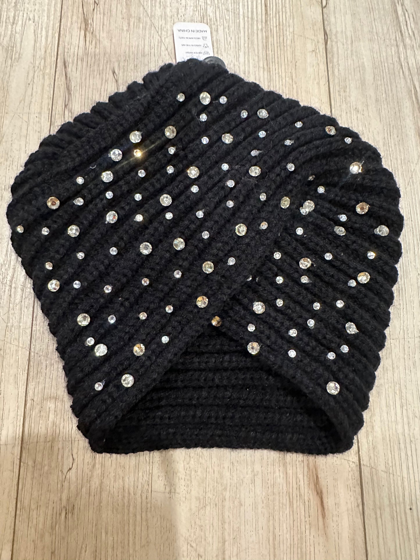 Black Knit Turban