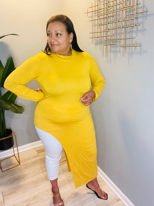 Mustard Maxi Top